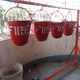 Fire buckets are part of factories’ fire safety systems. Photo by Sarah Labowitz.